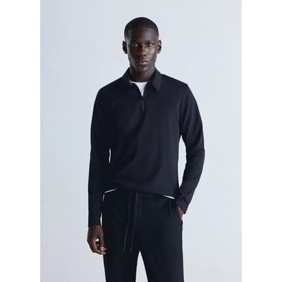 Pull polo regular fit à zip Thermolite® MANGO MAN