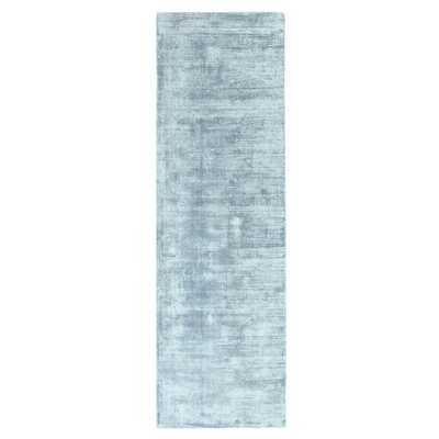 Distressed Hand Woven Viscose Runner Rug - 240x66cm SO'HOME