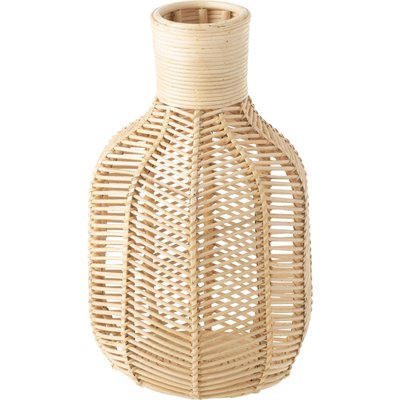 Panier bouteille en raphia naturel style artisanal élégant RECOLLECTION