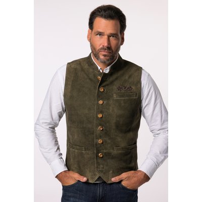 Gilet traditionnel bavarois. Cuir suédé de JP1880