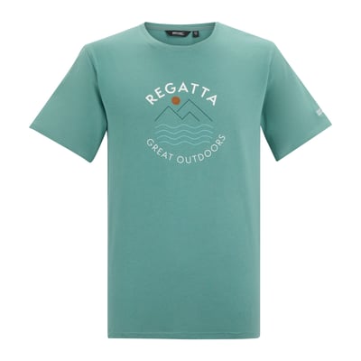 T-shirt motif/style lignes ondulées CLINE REGATTA