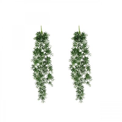 Chute plante artificielle blanc 90cm lot de 2 LIGNE DECO