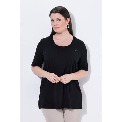 T-shirt en coton Pima, cœur sur le buste ULLA POPKEN