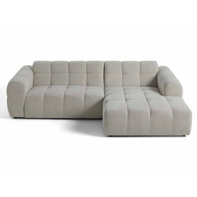 Canapé d'Angle droit en Tissu texturé 4 places - RAY LISA DESIGN