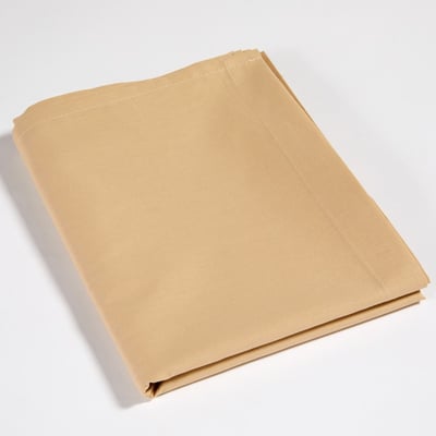 Drap Plat Noisette en Coton LES MATELAS DE MORPHEE