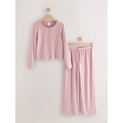 Haut De Pyjama Femme Next Taille M - Rose Et Bleu à Carreaux - Flanelle Douce