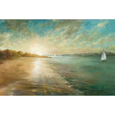 Tableau paysage lueur côtière HEXOA