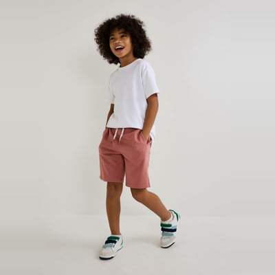 Bermuda molleton uni en coton Bio MONOPRIX