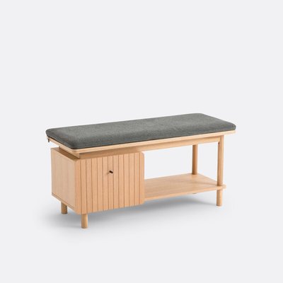 Banc de rangement chêne Groove LA REDOUTE INTERIEURS