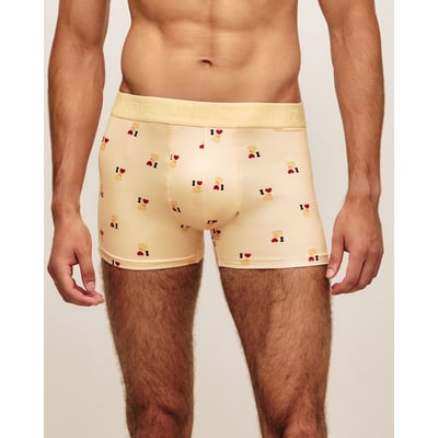 Boxer en microfibre imprimé canards REPEATIZ ILOVE UNDIZ