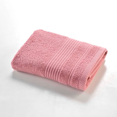 Serviette de toilette 50 x 90 cm Tendresse rose EDEN