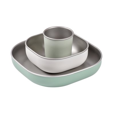 Coffret d'apprentissage repas en inox BEABA