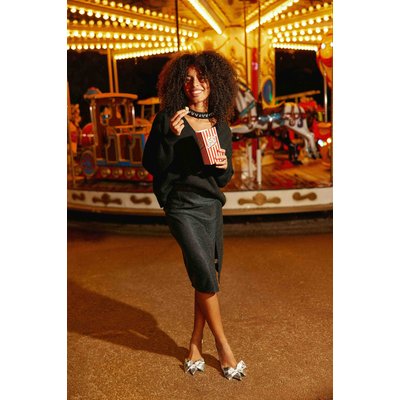 Jupe longueur midi droite uni JADE LA PETITE ETOILE