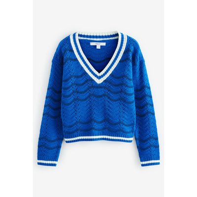 Pull en maille style cricket NEXT