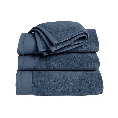 Serviette de toilette 100% Coton BIO, DOUCEUR NATURE BLANC CERISE