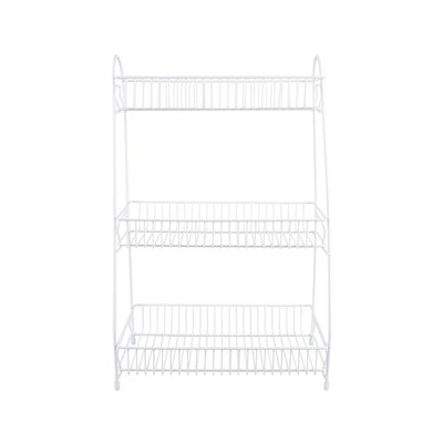 Etagère de cuisine en métal Tidy 30 x 20 x 45 cm Blanc mat PRESENT TIME