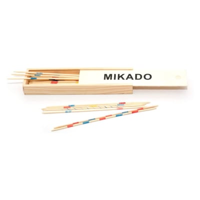 Mikado en bois 18 cm - Plumier Bois JEUJURA