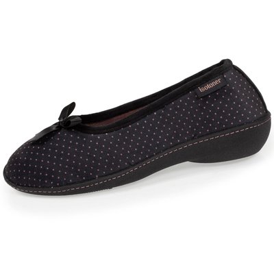 Chaussons Ballerines ultra doux, ultra confort talon de 3,8 cm ISOTONER