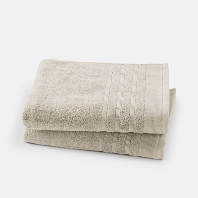Lot de 2 serviettes éponge 600 g/m2, Zavara LA REDOUTE INTERIEURS