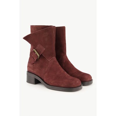 Bottines en cuir suédé, fermeture zippée ULLA POPKEN