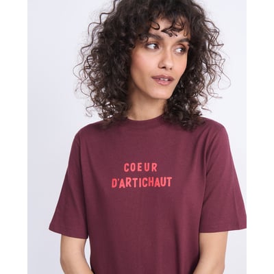 T-shirt Cœur d'artichaut en coton bio EMOI EMOI