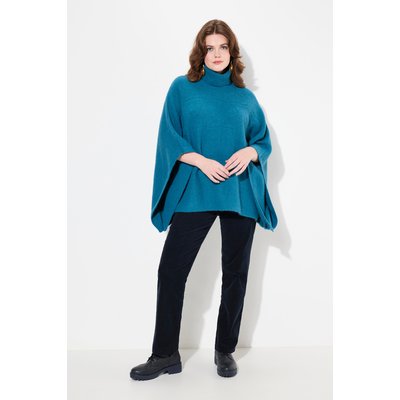 Poncho oversize à col roulé, manches courtes ULLA POPKEN
