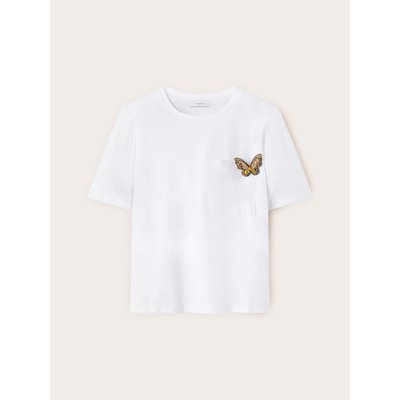 T-shirt en jersey de coton teinte unie MOTIVI