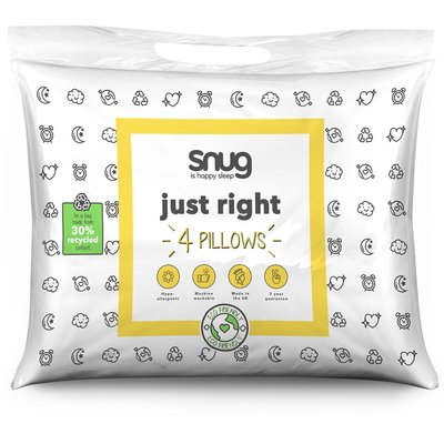 Just Right 4 Pack Pillows SNUG
