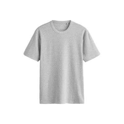 T-shirt côtelé à col rond et manches courtes NEXT