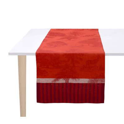 Chemin de table en Lin, SOUVERAINE LE JACQUARD FRANCAIS