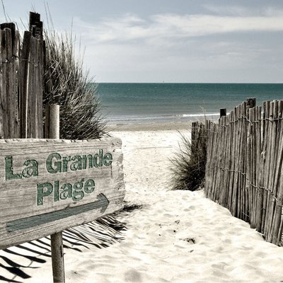 Tableau Mural La Grande Plage PLAGE CEANOTHE