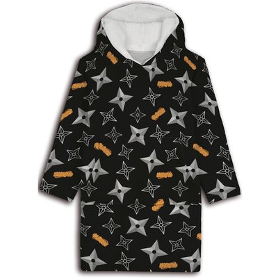 Plaid Polaire Enfant à Capuche Shuriken NARUTO SHIPPUDEN