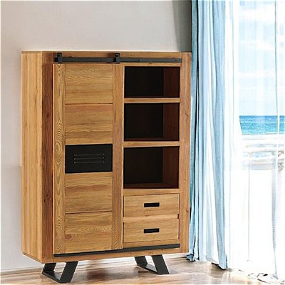 Buffet haut en pin massif brossé GREENWICH PIER IMPORT
