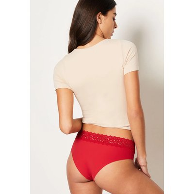 Hipster v-shape en microfibre et dentelle WISH ETAM