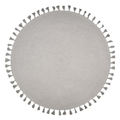 Tapis enfant coton rond avec pompons JOSEPHINE NATTIOT