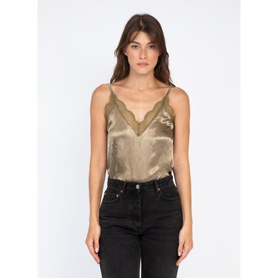 TOP EN SATIN ET DENTELLE ADELIE AN'GE
