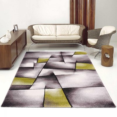 Tapis salon et chambre tissé motif géométrique TRIANGULA UN AMOUR DE TAPIS
