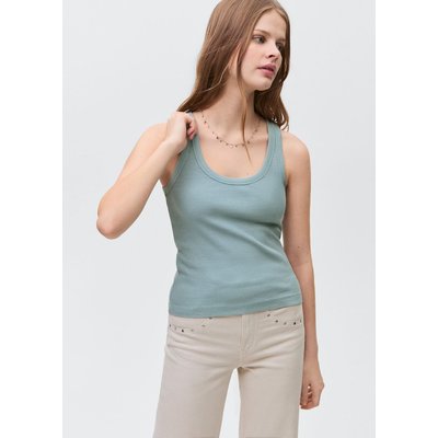 Top maille côtelée MANGO TEEN
