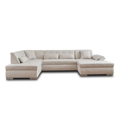 Canapé d'Angle Convertible en Tissu 7 places - VERMONT LISA DESIGN