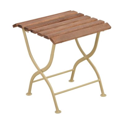 Desserte en bois et métal Crème JARDINDECO