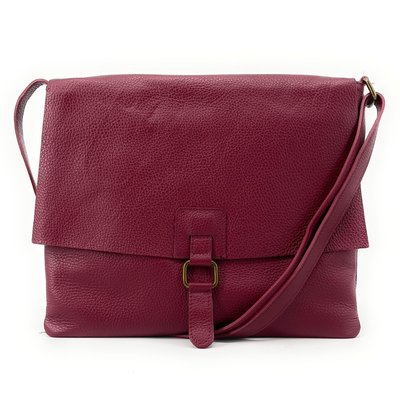Sac bandoulière besace en cuir grainé COQUETTE OH MY BAG
