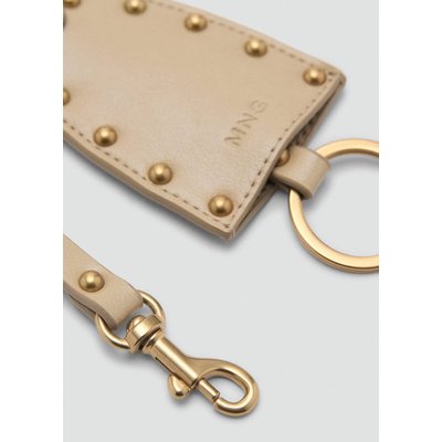 Porte-clé similicuir clouté MANGO
