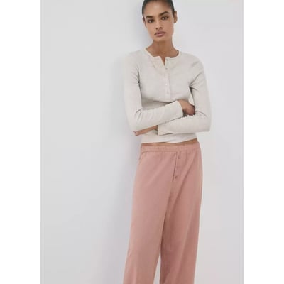 Pyjama deux pièces rayures seersucker MANGO