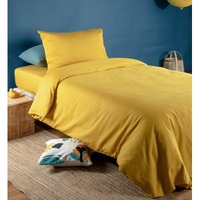 Housse de couette pour lit 1 personne PUR COTON BIO KADOLIS