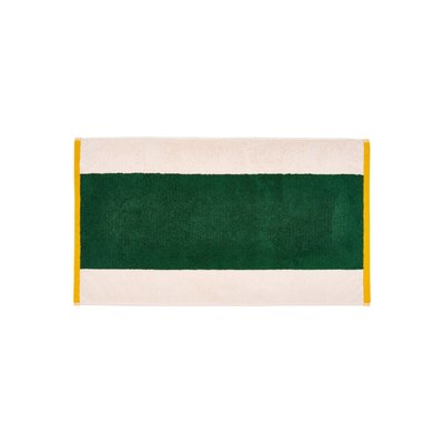 Tapis de bain Lysiris Vert/orange LYSIRIS CARRE BLANC
