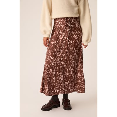 Jupe longue boutonnée, imprimée, ELINETTE DES PETITS HAUTS