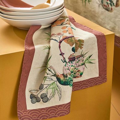 Serviette métis lin & coton lavé THEIERES GARNIER THIEBAUT