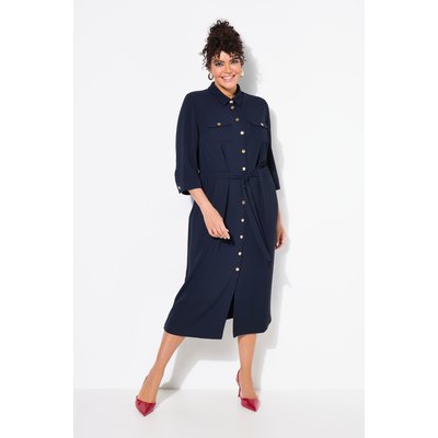 Robe chemisier avec boutons dorés ULLA POPKEN