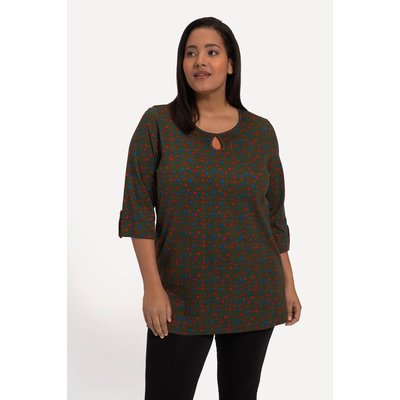 T-shirt long, coupe évasée, points ULLA POPKEN
