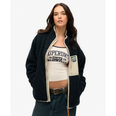 Polaire oversize rétro vintage à zip SUPERDRY